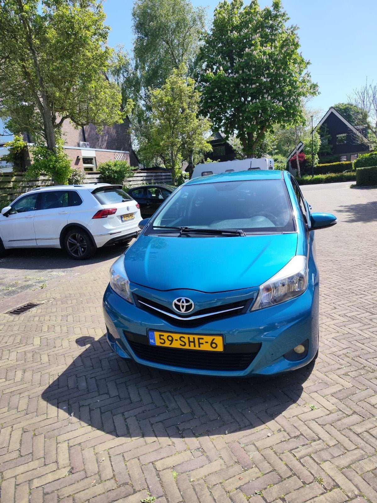 Toyota Yaris 1.0 12V Vvt-i 5DR 2011 Groen, Auto's, 40 €/maand, 750 kg, Navigatiesysteem, Origineel Nederlands