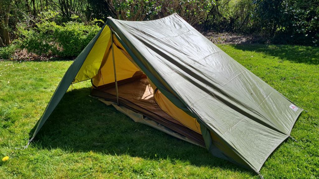 ESVO lichtgewicht trekkerstent 120 x 200 (verkocht), Caravans en Kamperen, Ophalen of Verzenden, Zo goed als nieuw, Tot en met 2
