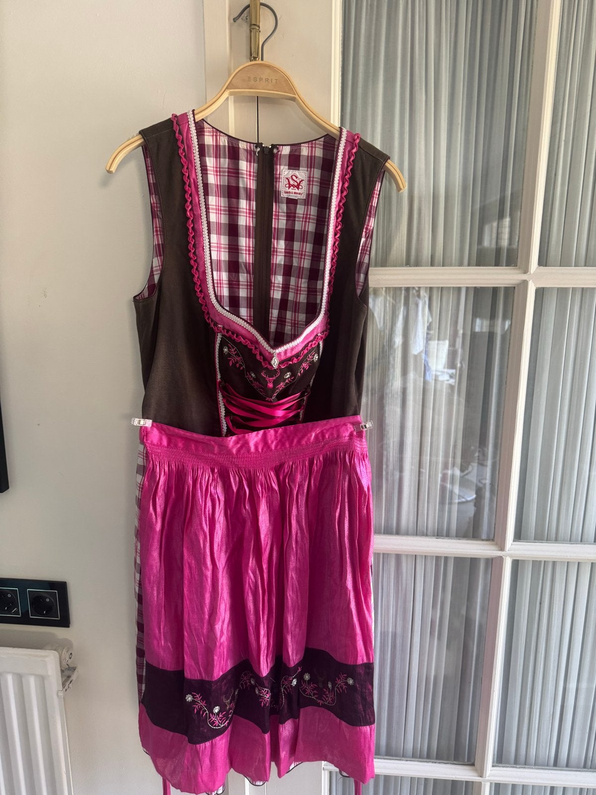 Spieth & Wensky Oktoberfest Dirndl - Maat 42/XL, Maat 42/44 (L), Ophalen of Verzenden, Knielengte, Roze