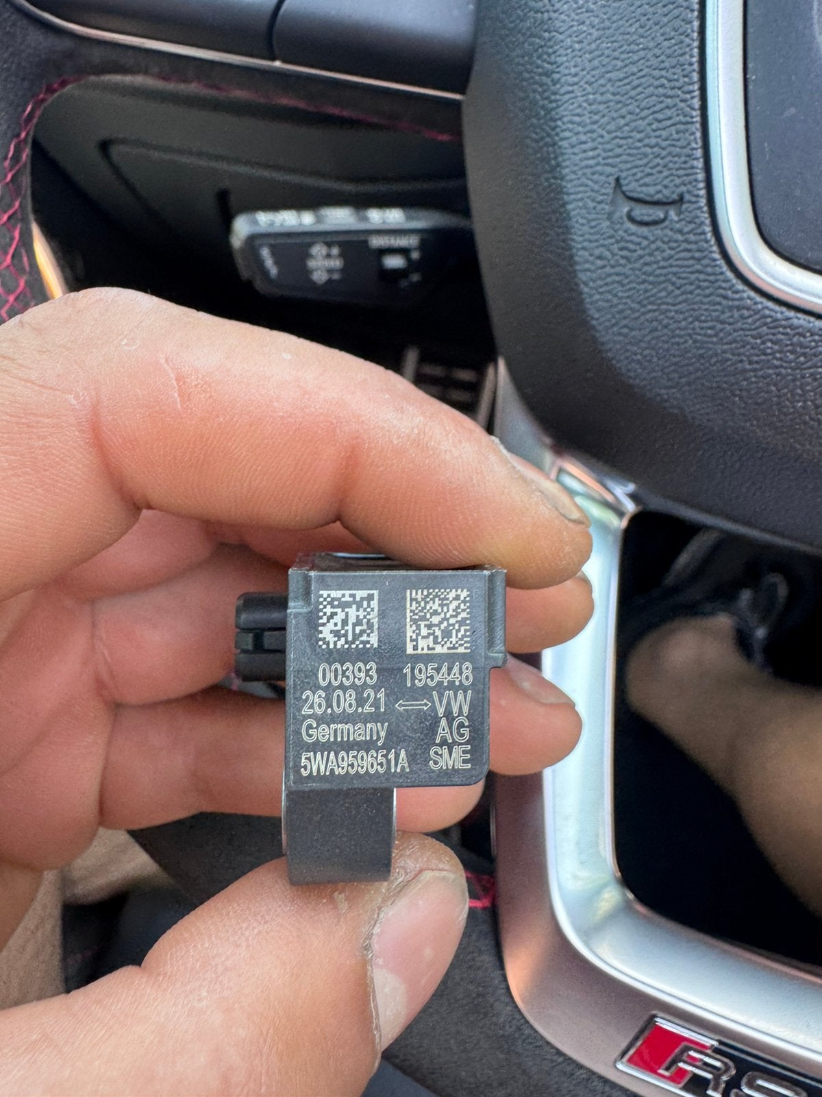 Crash sensor airbags audi volkswagen 5wa959651a, Auto-onderdelen, Ophalen of Verzenden