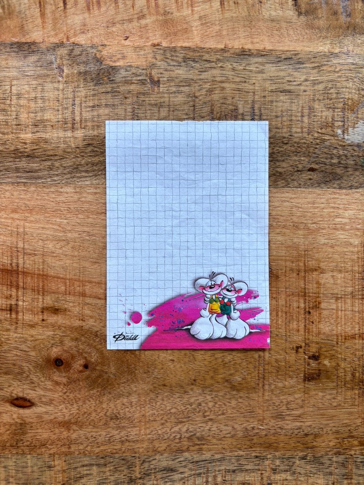 Diddl A6 blaadje nummer 5 ZELDZAAM, Verzamelen, Diddl, Verzenden, Zo goed als nieuw, Papier, Kaart of Schrift