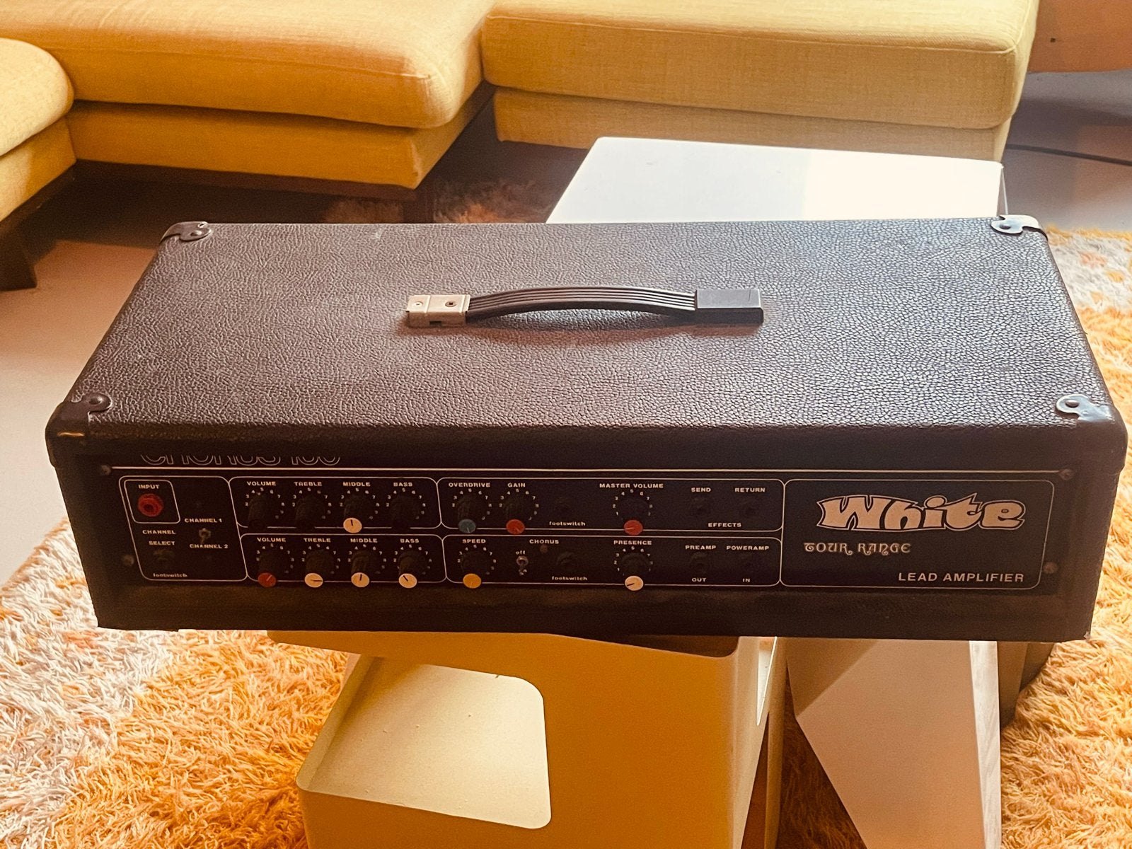White Chorus 160 - Tour Range Lead Amplifier LAAGSTE PRIJS, Ophalen, Gebruikt, Gitaar, 50 tot 100 watt