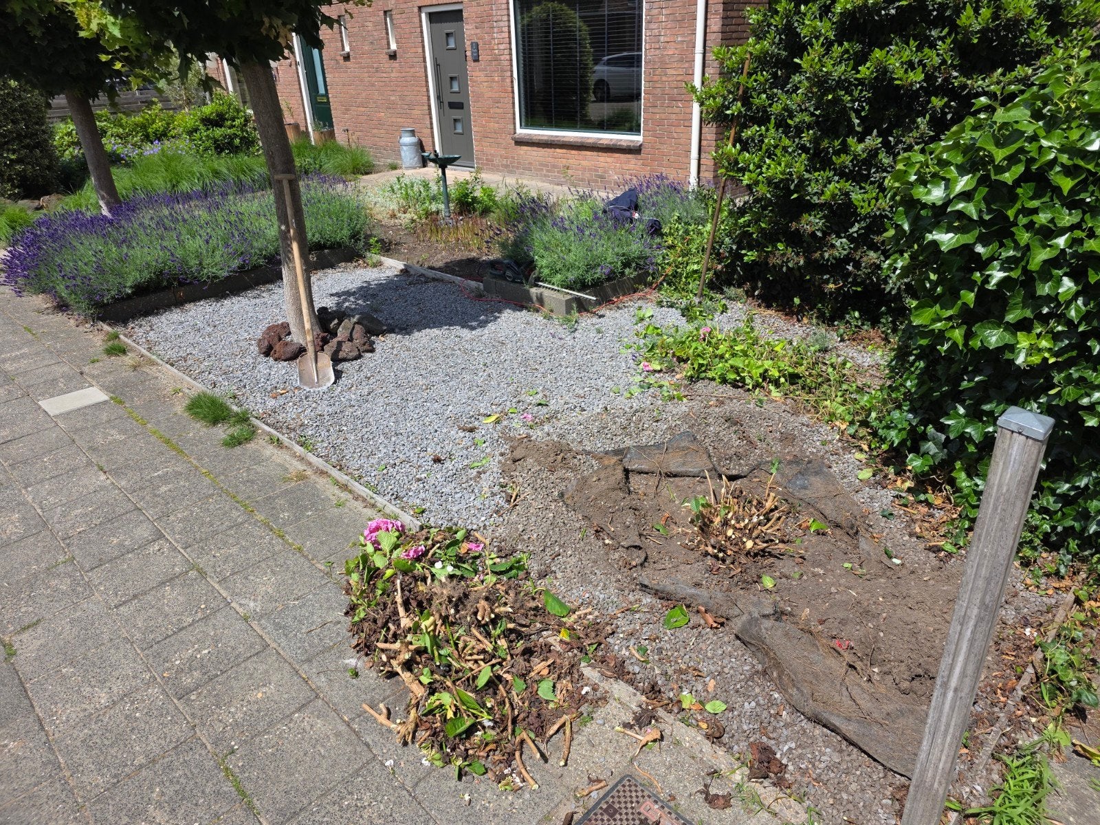 GRATIS Grind en lavastenen 20+ m2, Ophalen, Zo goed als nieuw, Grijs, Grind