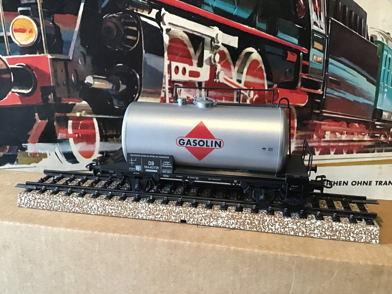 Marklin gasolin mooie staat, Wisselstroom, Wagon, Ophalen of Verzenden, Zo goed als nieuw