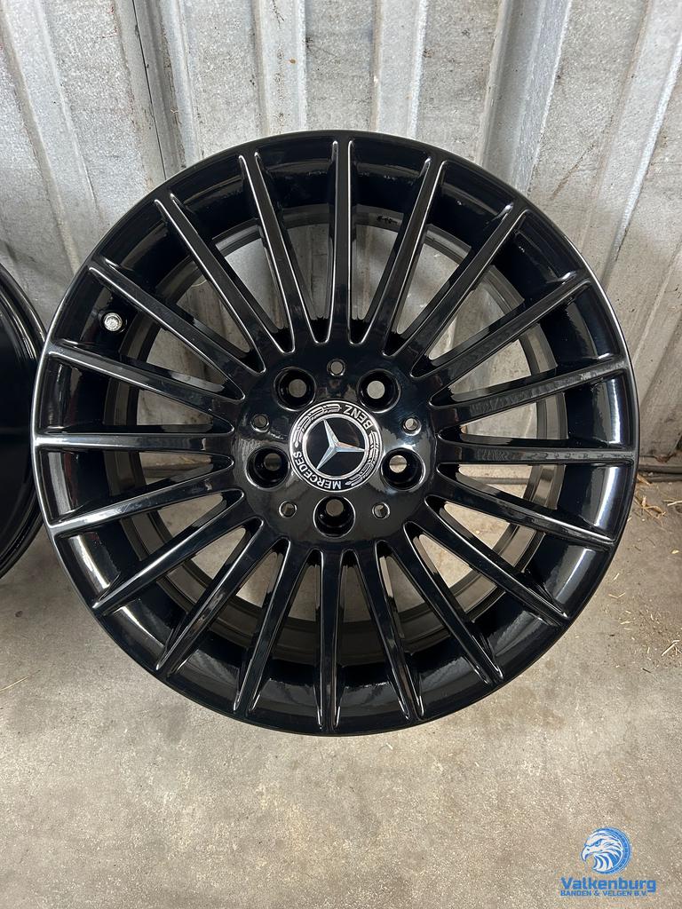 Originele Mercedes Vito V-klasse W447 EQV 17 inch TPMS zwart, Auto-onderdelen, Banden en Velgen, Gebruikt, Velg(en), -, -