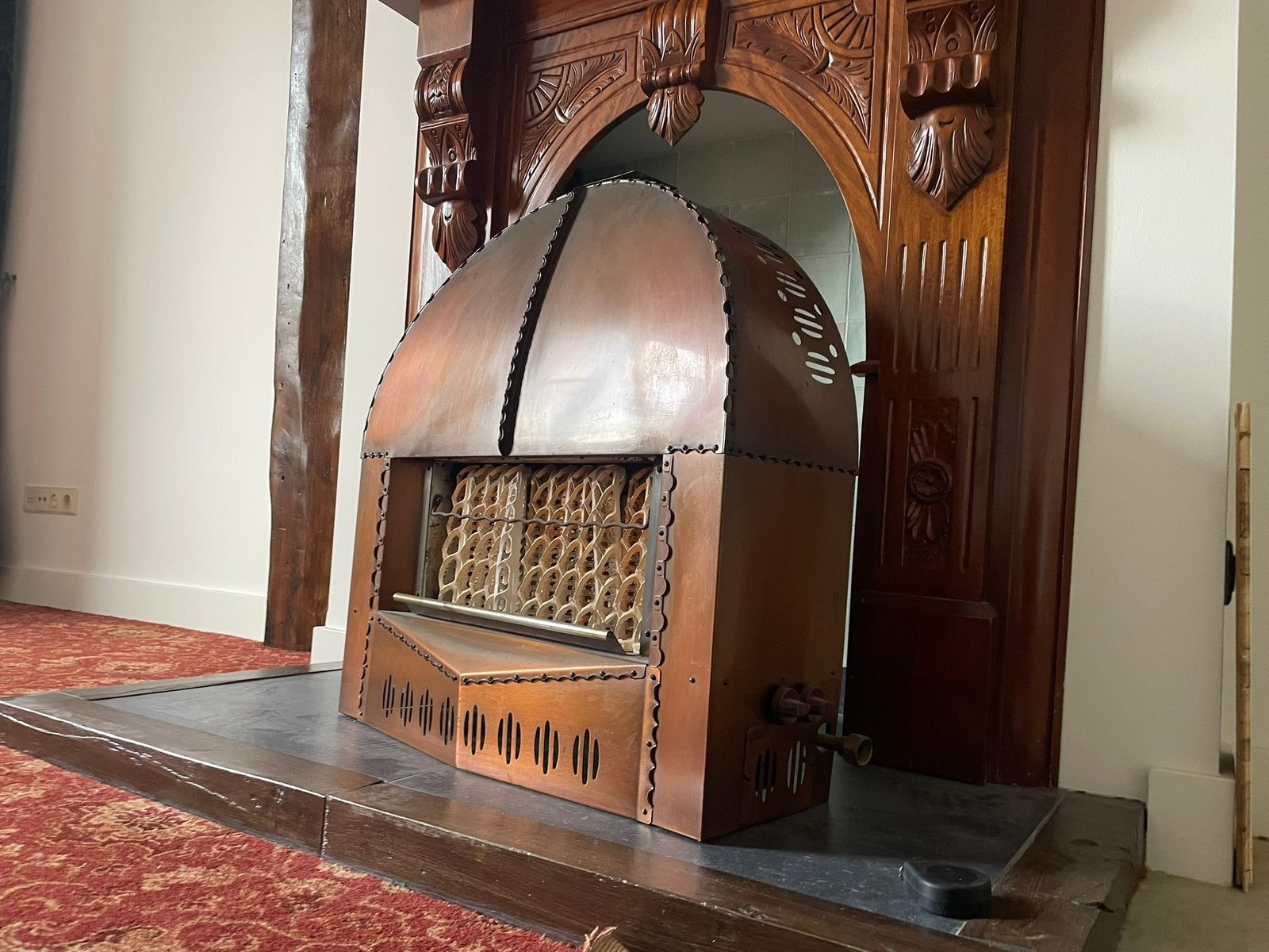 Prachtige Art deco stijl gaskachel, Huis en Inrichting, Kachels, Ophalen, Zo goed als nieuw, Gas, Gaskachel