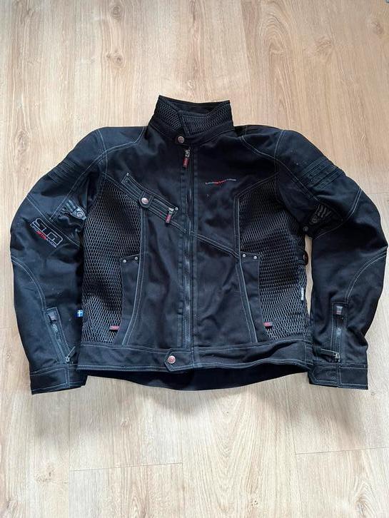 Lindstrands motorjack - maat L, Motoren, Kleding | Motorkleding, Jas | textiel, Tweedehands, Ophalen of Verzenden