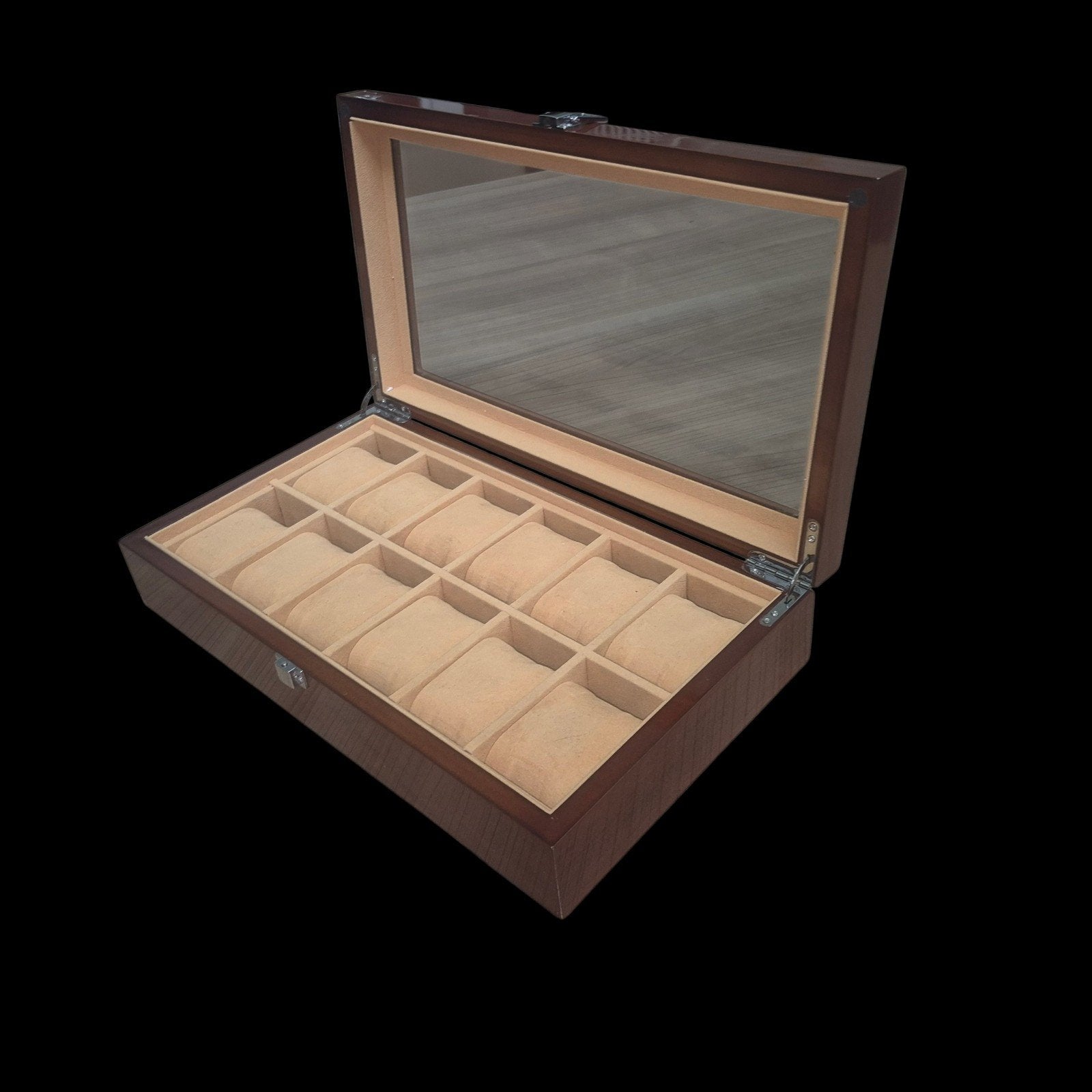 Prachtige horloge vitrine kast voor 10 horloges, Ophalen, 25 tot 50 cm, 50 tot 100 cm