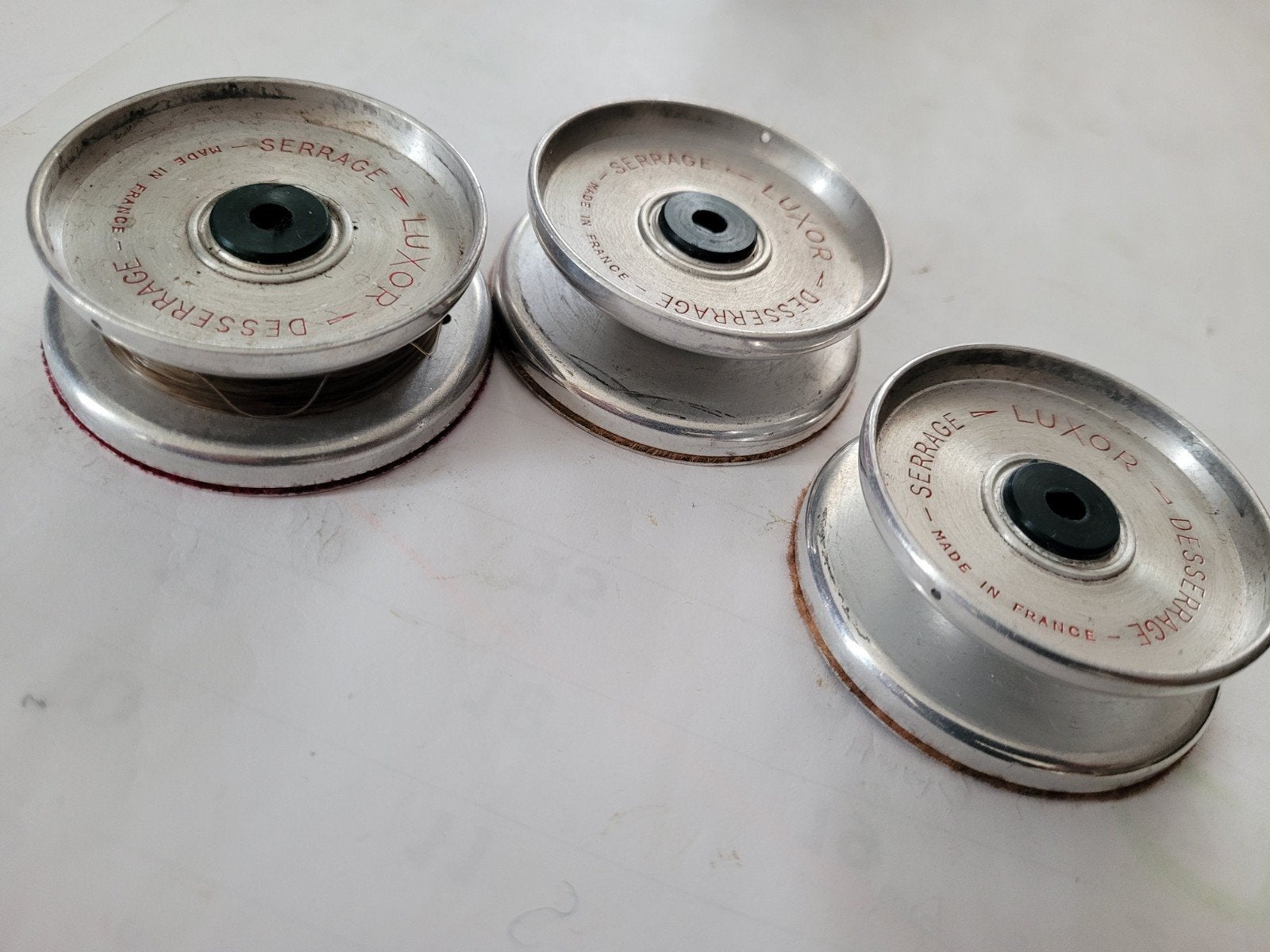 3x Luxor Vismolen Spoelen - Made in France, Ophalen of Verzenden, Molen