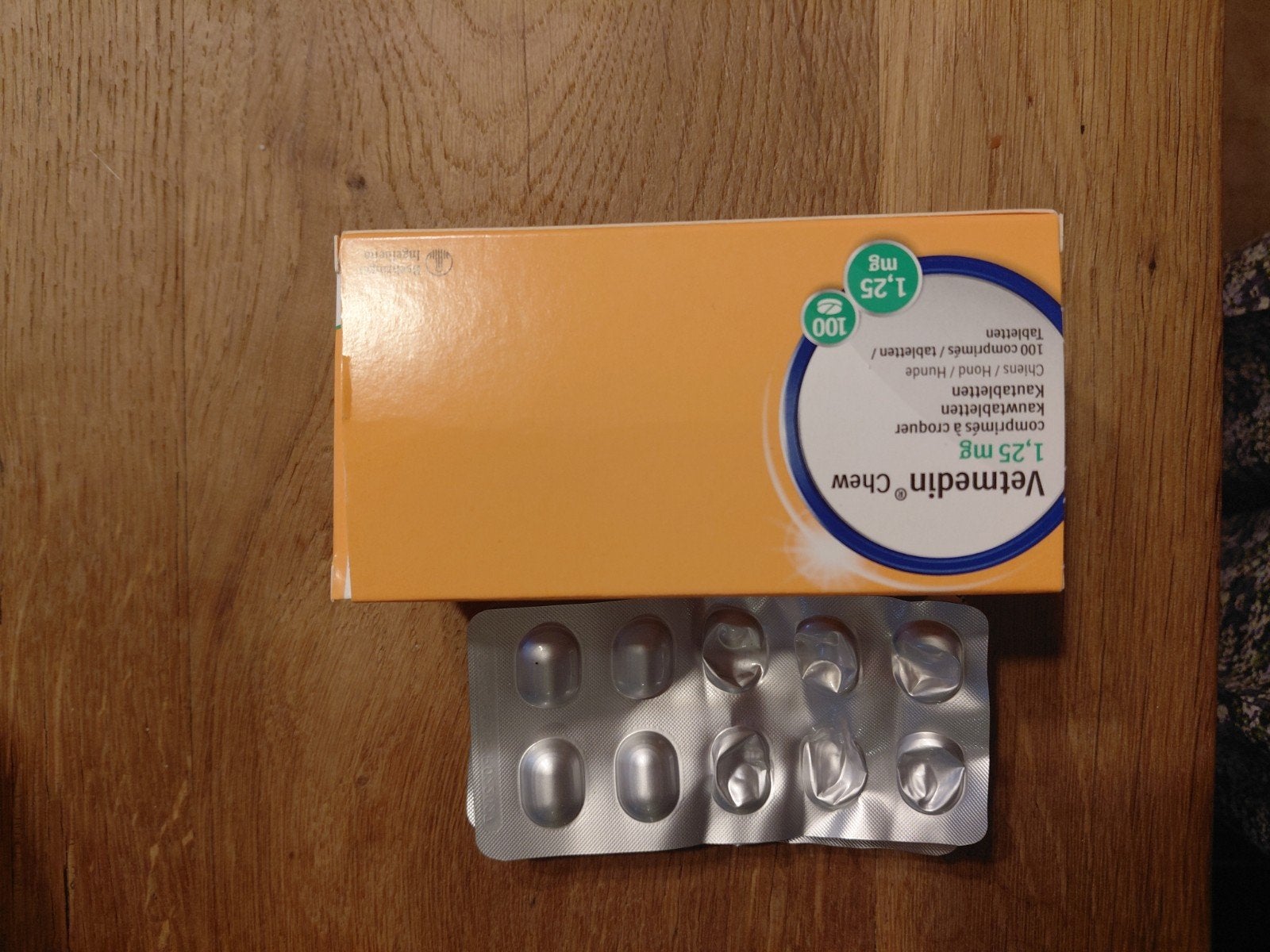 Vetmedin doosje (vol) 1,25mg, Dieren en Toebehoren, Ophalen of Verzenden