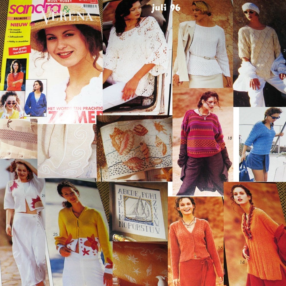 2 x Sandra en 1 x Anna breien naaien decoraties en borduren, Ophalen of Verzenden, Gebruikt, Breien of Haken, Patroon of Boek