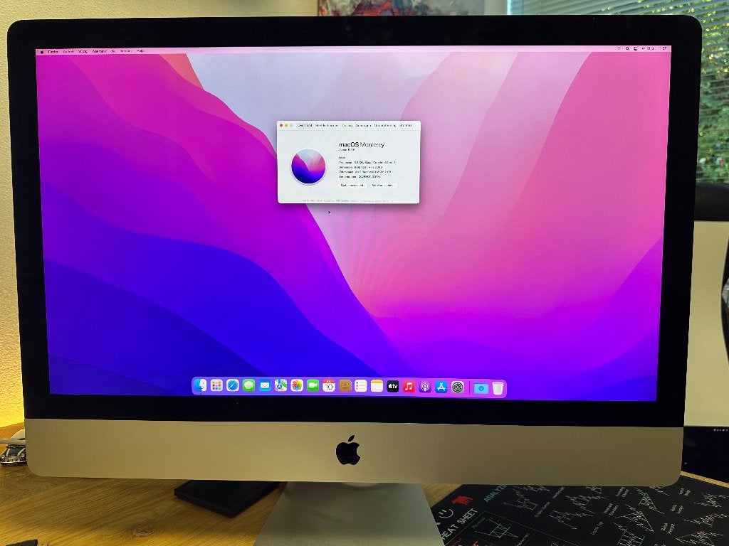 iMac 27 inch - 2 TB SSD - i5 Quid core 3.3 Ghz - 8 GB, Computers en Software, Apple Desktops, Ophalen, IMac, Zo goed als nieuw