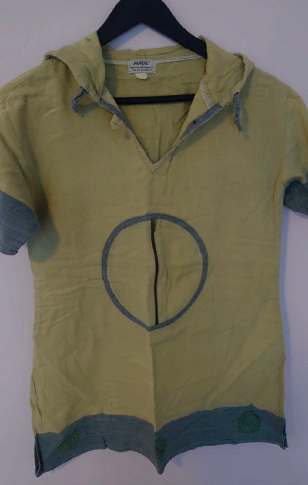 Linnen blouse, Ophalen of Verzenden, Zo goed als nieuw, Maat 38/40 (M), Korte mouw
