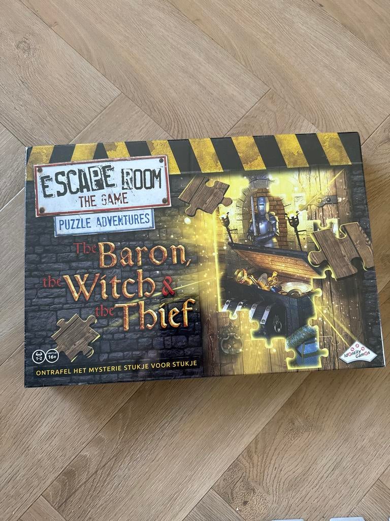 Escape Room The Game: The Baron, the Witch & the Thief, Een of twee spelers, Ophalen of Verzenden, Nieuw