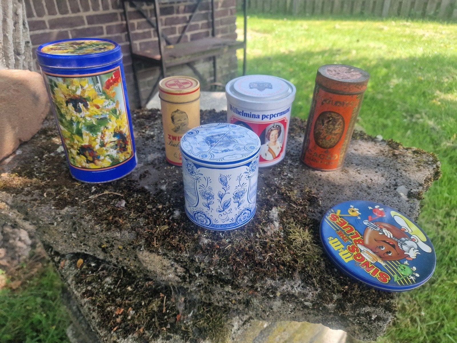 Diverse metalen blikken, Verzamelen, Ophalen of Verzenden, Gebruikt, Overige