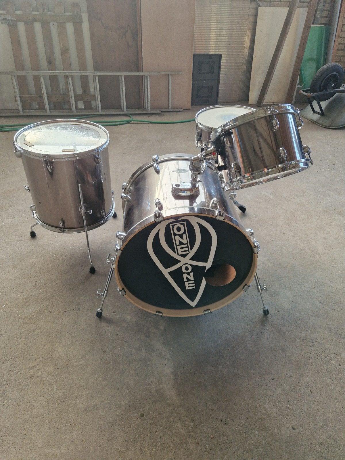 Pearl export 3-delige shellset + snare, Ophalen, Gebruikt, Drums of Percussie