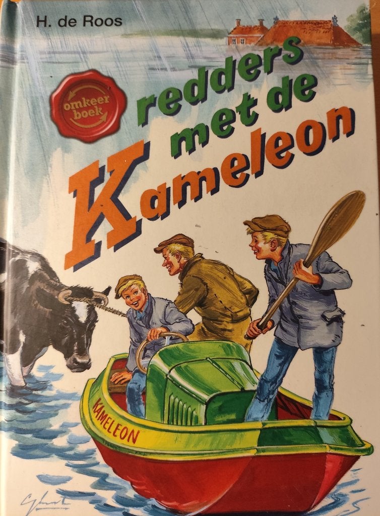 Kameleon Omkeerboek met Redders met  en Speurders met, Hotze de Roos, Ophalen of Verzenden, Zo goed als nieuw, Fictie