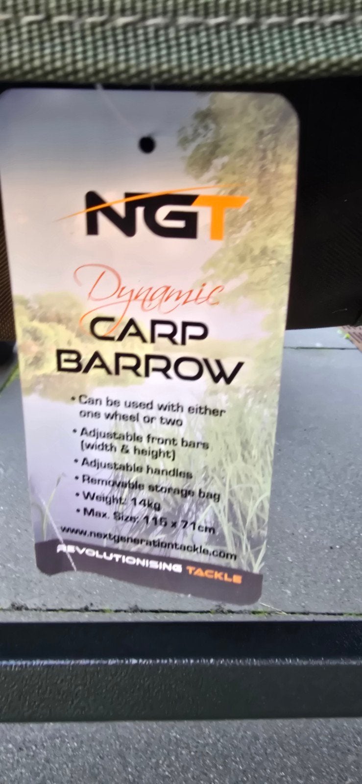 NGT Dynamic Carp Barrow - Karper Transportkar, Ophalen, Nieuw