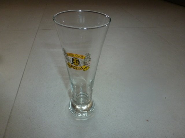 NIEUW 1 super mooi bierglas GEUZE LAMBIC ST LOUIS, Verzamelen, Biermerken, Ophalen of Verzenden, Nieuw, Glas of Glazen, Overige merken