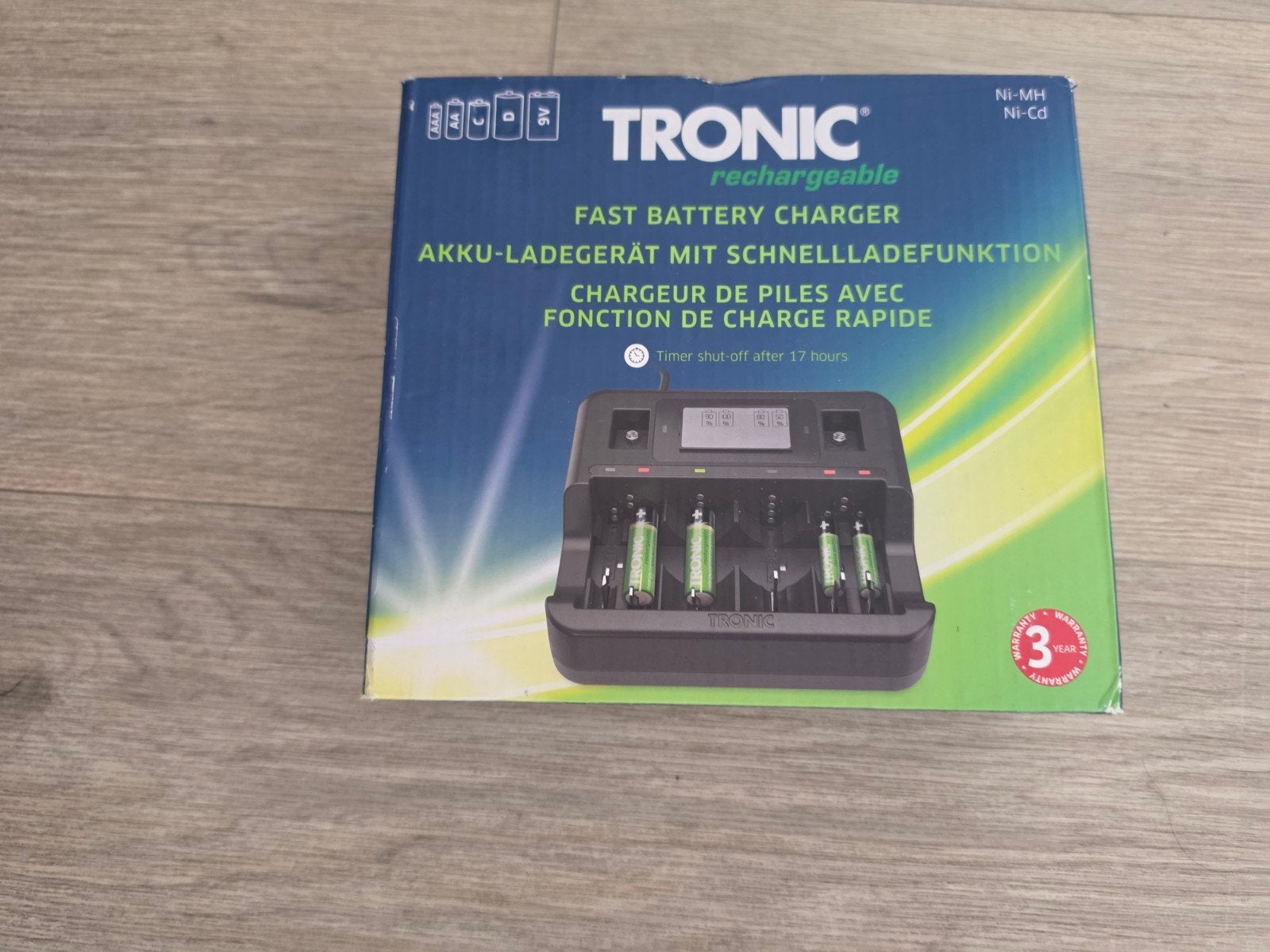 TRONIC Snelle Batterijlader Ni-MH/Ni-Cd, Ophalen, Nieuw