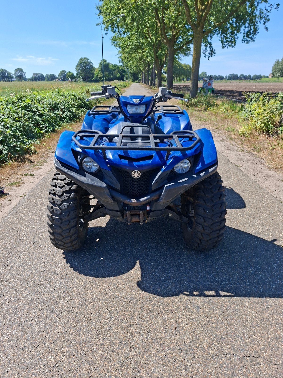 Yamaha Grizzly 700 met auto kenteken, Motoren, 1 cilinder
