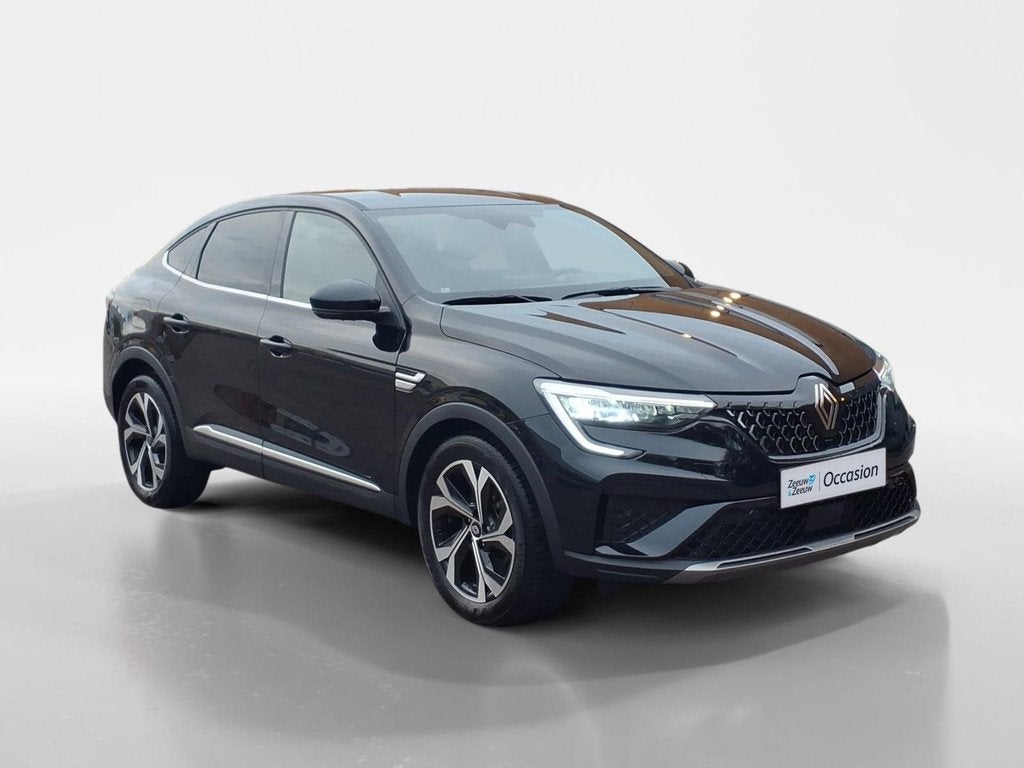Renault Arkana 1.6 E-Tech full hybrid 145 techno Airco/ECC |, Auto's, Renault, Gebruikt, Euro 6, Leder en Stof, Zwart