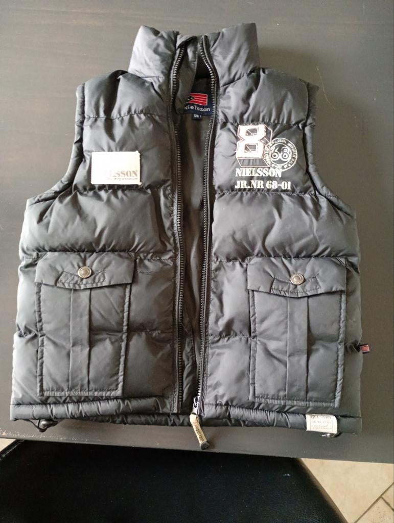 Nielsson jongens bodywarmer maat 128, Zwart, Overige maten, Gedragen, Nielsson