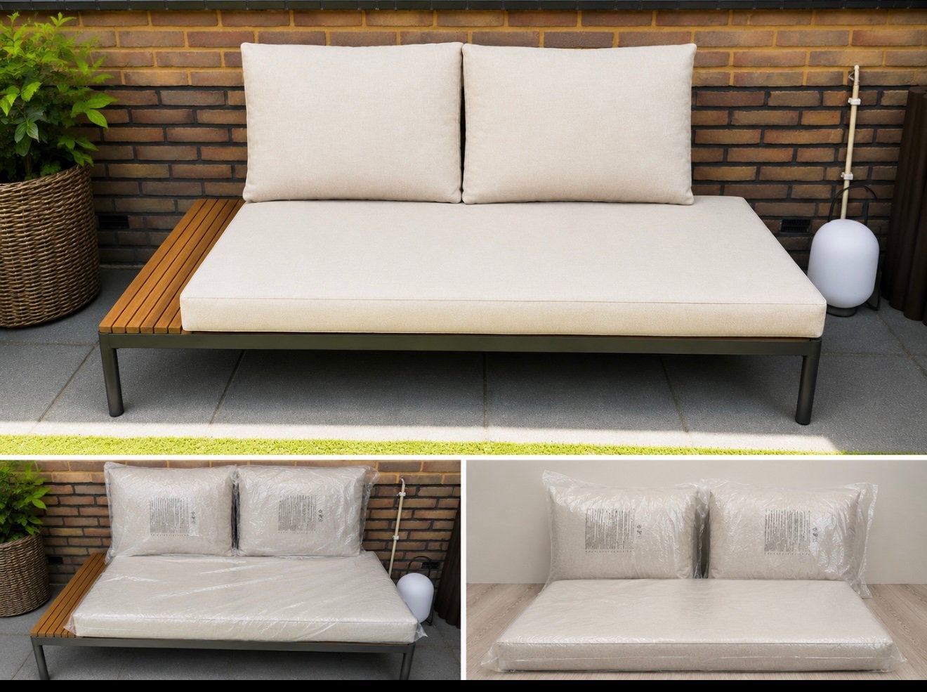 Tuin loungeset 2 zits, nieuw, Tuin en Terras, Loungeset, Bank, Ophalen, 2 zitplaatsen