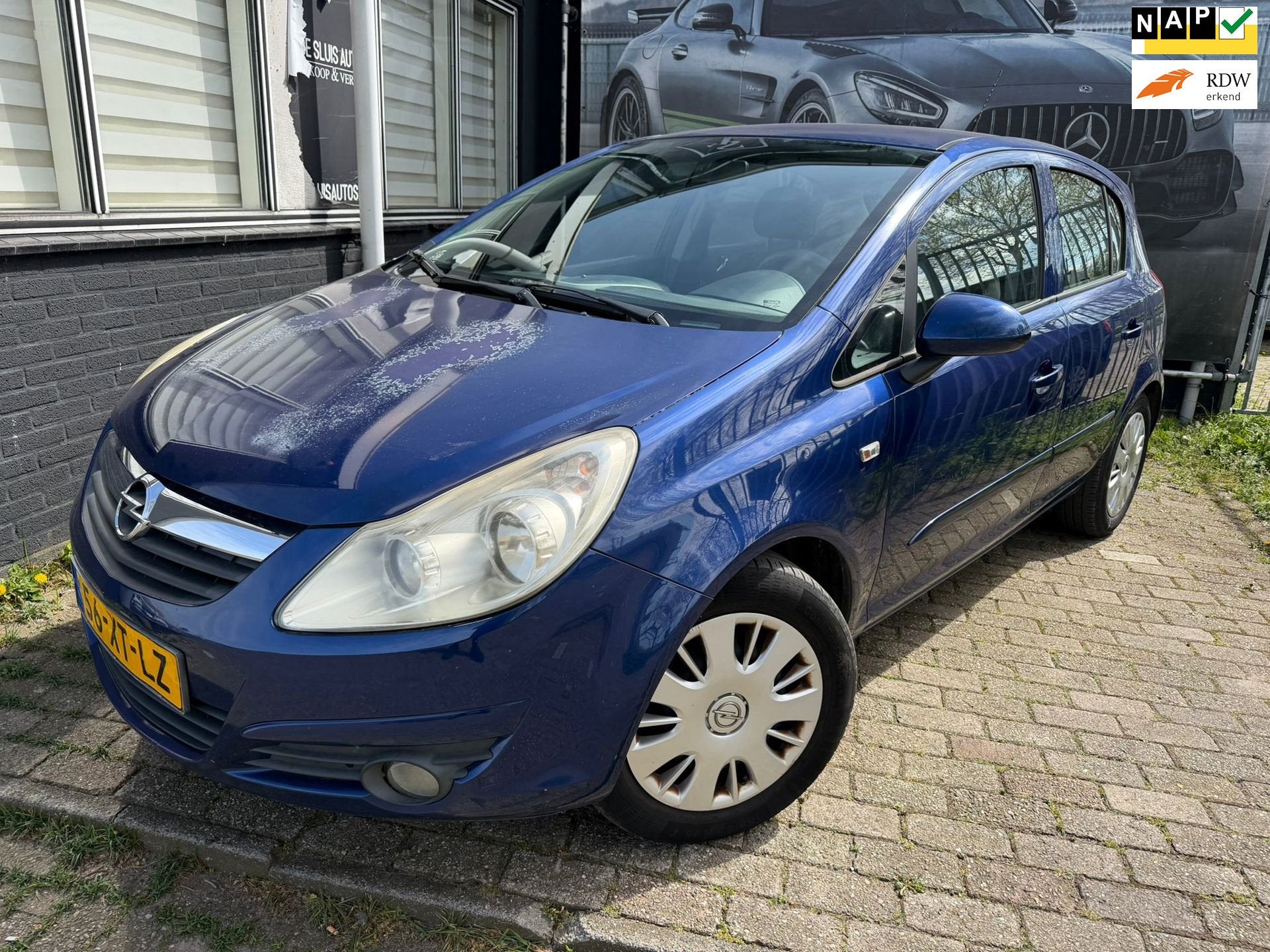Opel Corsa 1.4-16V Enjoy Airco 5 Drs Nw APK, Auto's, Voorwielaandrijving, 1063 kg, Gebruikt, 4 cilinders