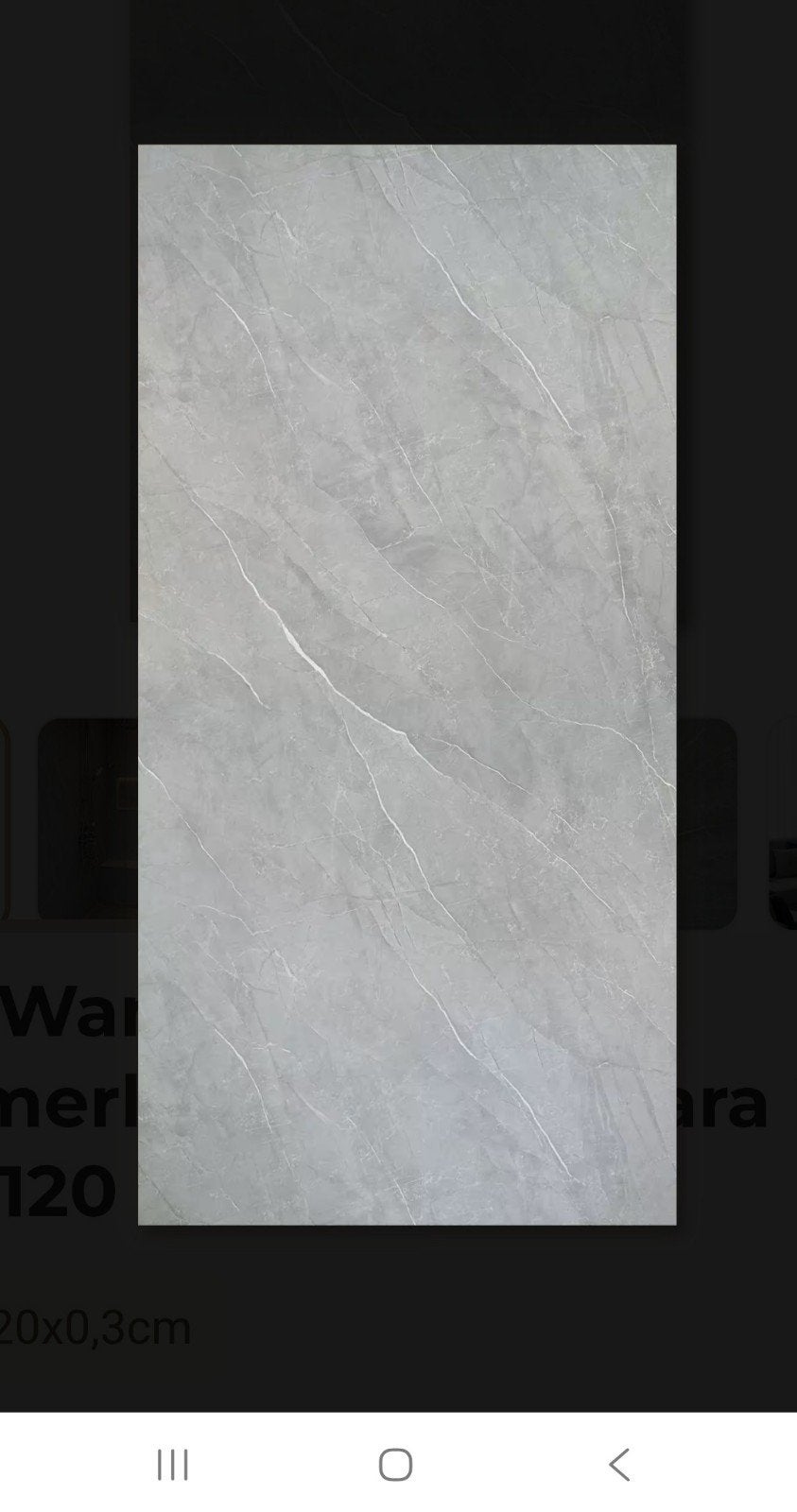 wandpaneel douche grijze marmerlook, Ophalen, Nieuw, HPL, 50 tot 100 mm