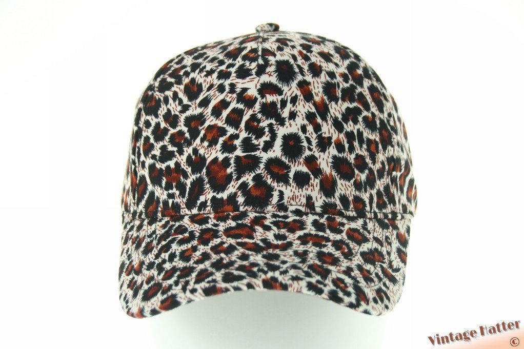 Baseball pet roodbruin luipaardprint 53-60 nieuw 1 size fits, Ophalen of Verzenden, Nieuw, One size fits all, Pet