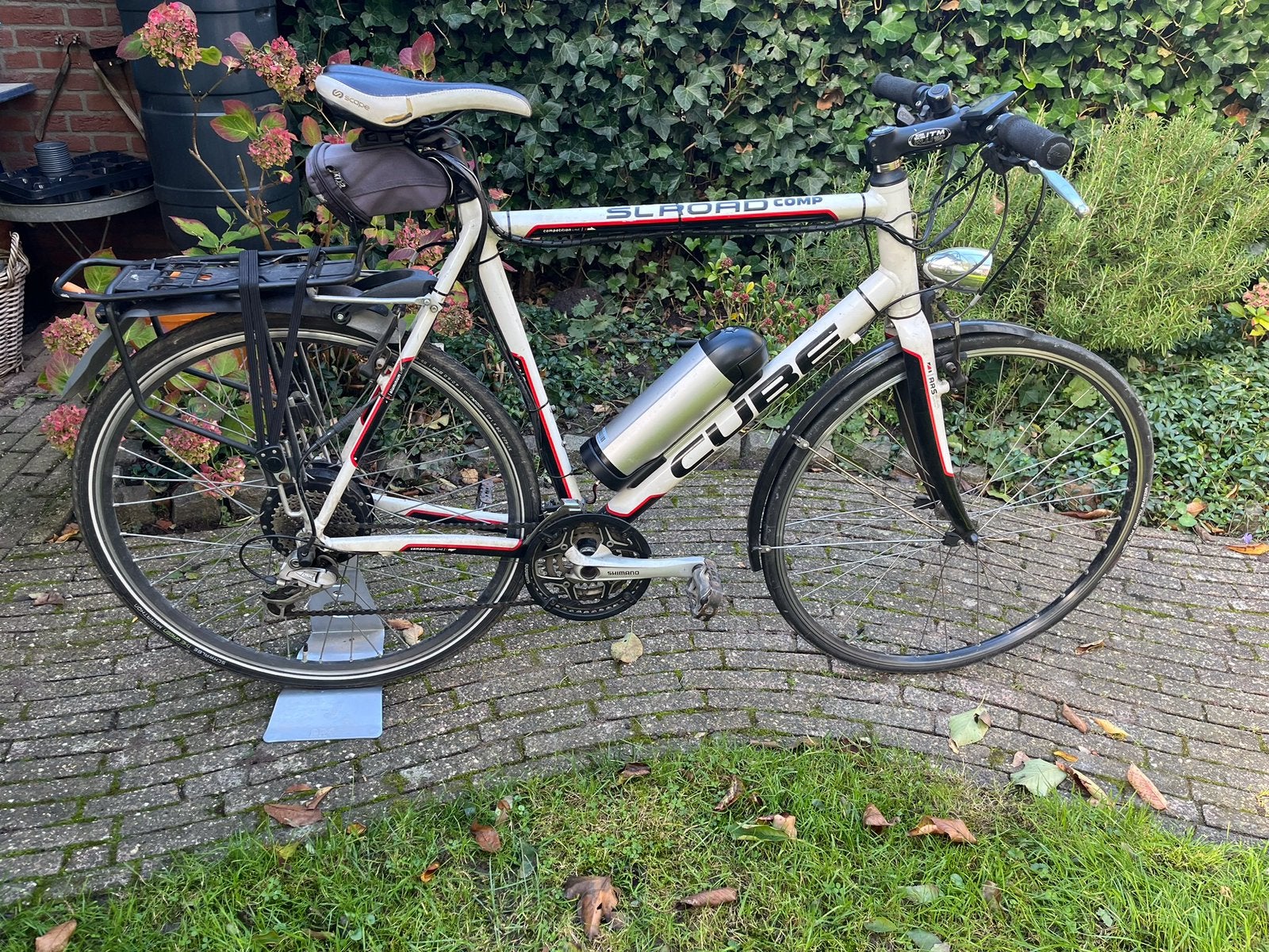 Sportfiets CUBE SL ROAD comp met achterwiel motor., 28 inch, Gebruikt, 10 tot 15 versnellingen, Velgrem