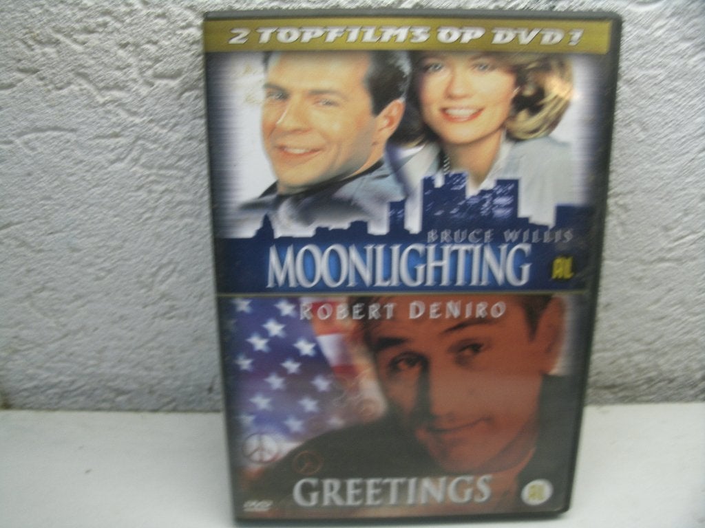 dvd 32b moonlighting /greetings, Alle leeftijden, Ophalen of Verzenden, Zo goed als nieuw, Romantische komedie