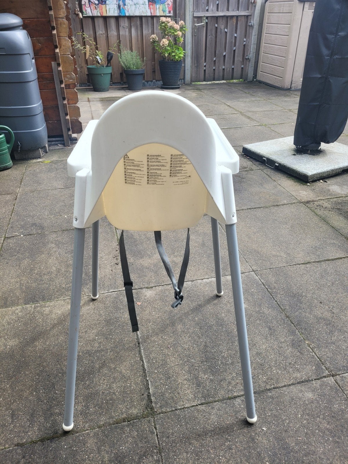 kinderstoeltje wit van Ikea, Kinderen en Baby's, Kinderstoelen, Ophalen, Gebruikt, Overige typen