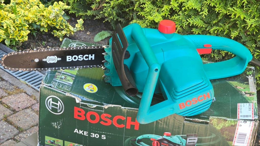 Bosch kettingzaag elektrich, Ophalen, Zo goed als nieuw, Elektrisch