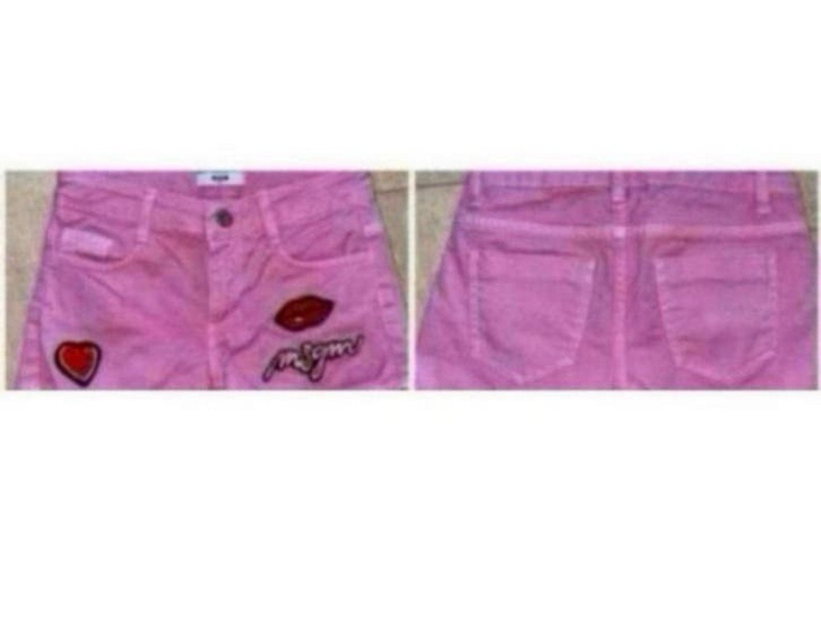 Roze korte broek MSGM maat 128, Ophalen of Verzenden, Gebruikt, Meisje, Broek