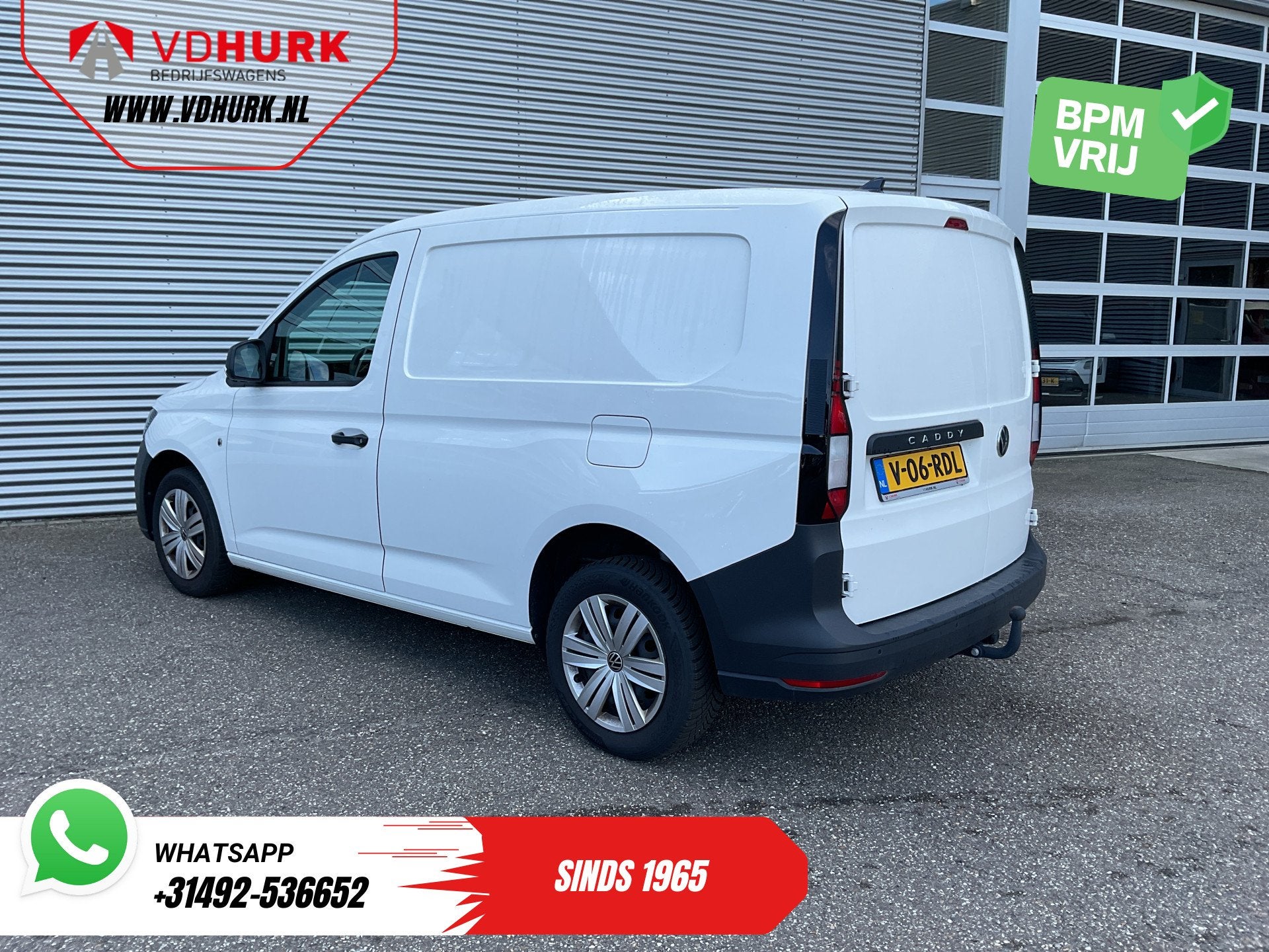 Volkswagen Caddy Cargo 2.0 TDI 100 pk Carplay/ Airco/ Navi/, Auto's, Voorwielaandrijving, Gebruikt, 4 cilinders, Wit