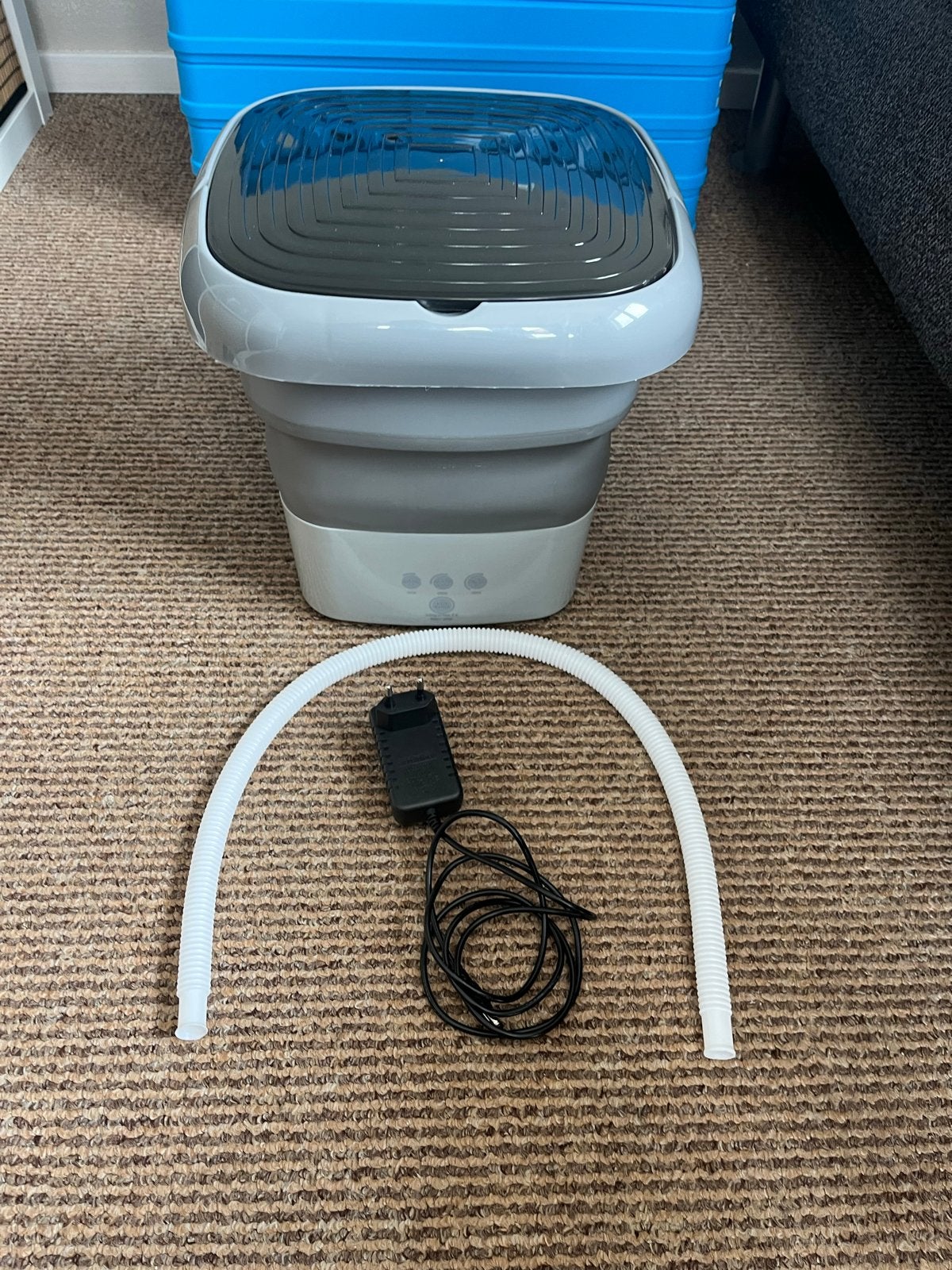 Draagbare opvouwbare mini wasmachine, Ophalen, Minder dan 1200 toeren, Minder dan 85 cm, Minder dan 4 kg