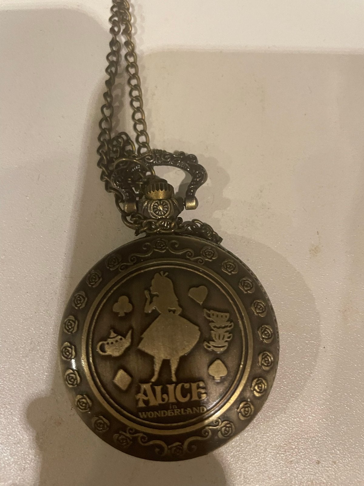 Zakhorloge Alice in Wonderland - Nieuwstaat, Diversen, Bureau-accessoires, Nieuw, Ophalen of Verzenden