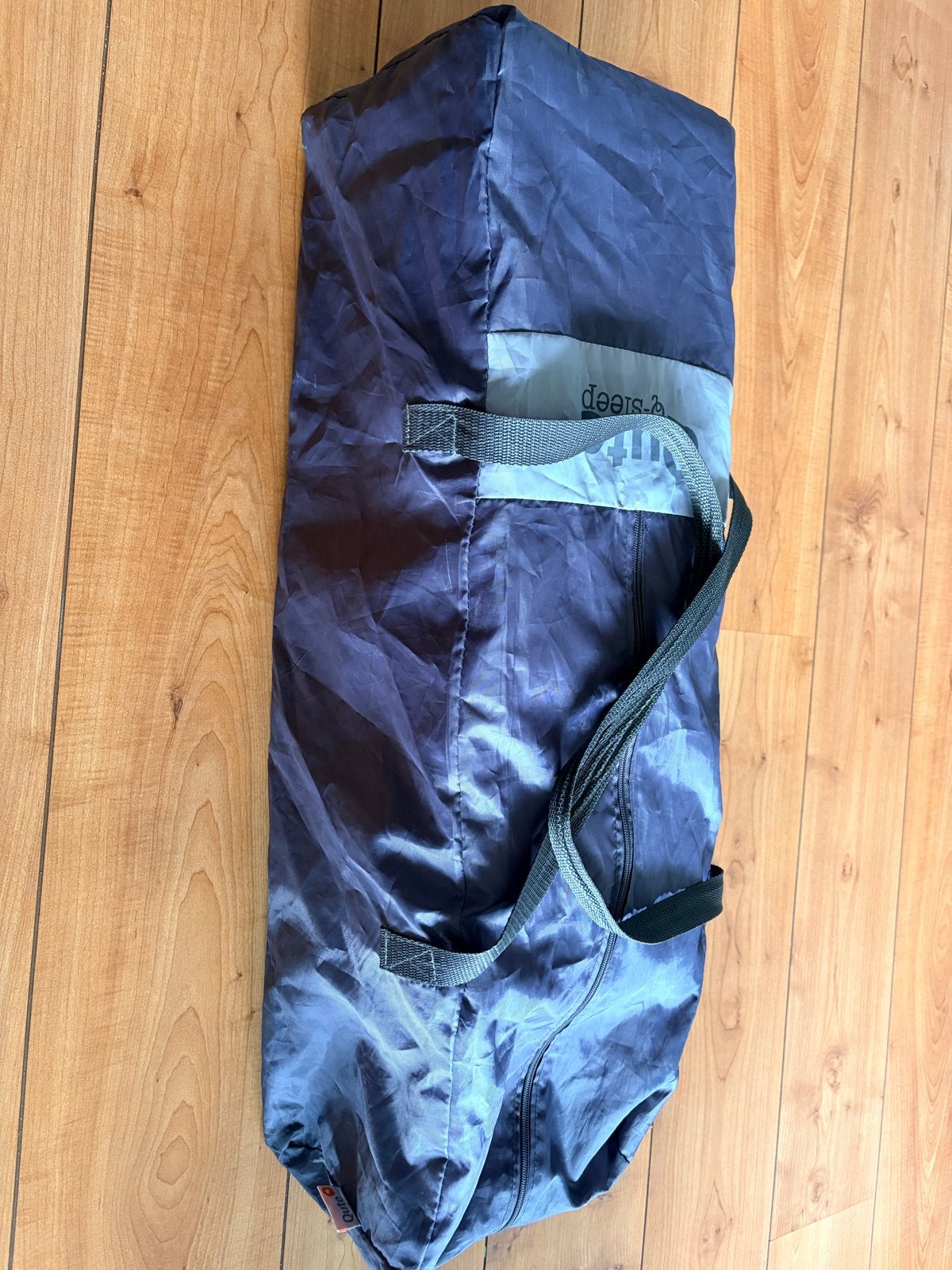 Qute Q-sleep campingbedje compleet met matras en dekbed, Kinderen en Baby's, Ophalen, Gebruikt, Reisbedje