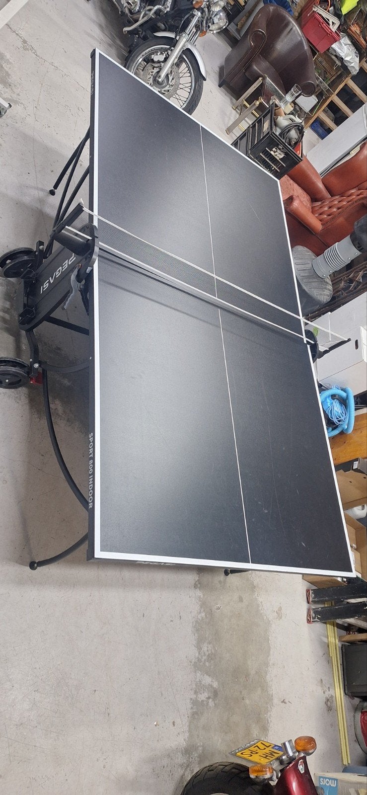 Pegasi Sport 800 Indoor Tafeltennistafel - 153x273 cm, Ophalen of Verzenden, Gebruikt, Tafel Indoor, Inklapbaar
