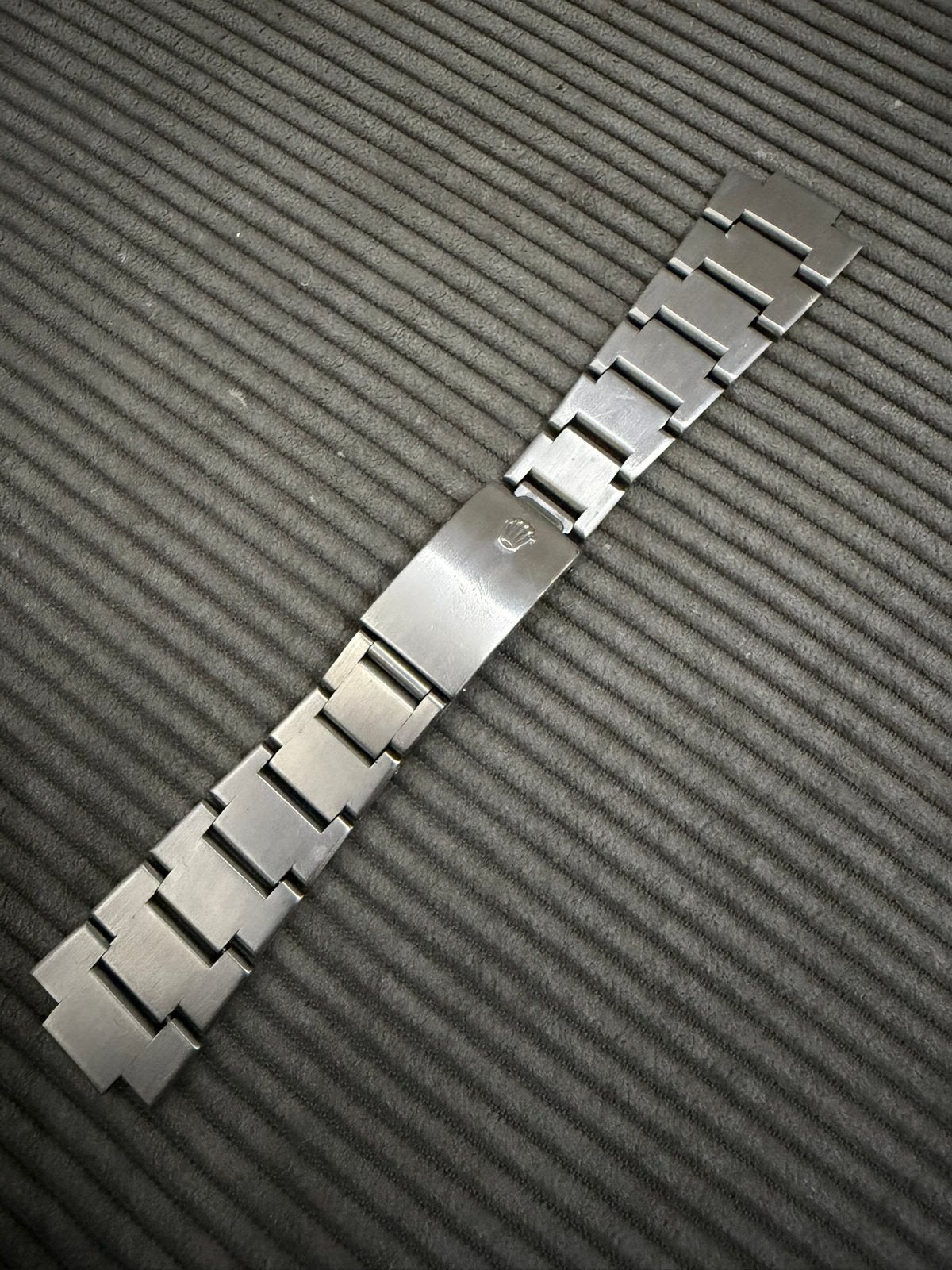 Rolex Oysterquartz 17000 originele stalen bracelet – 1982, Ophalen, Zo goed als nieuw, Zilver, Staal