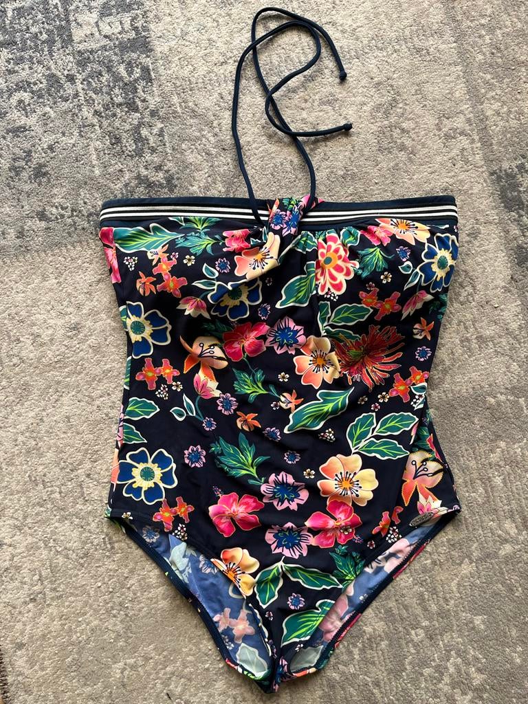 Sunflair Badpak met Bloemenprint - Zo goed als nieuw, Ophalen of Verzenden, Zo goed als nieuw, Zwart, Badpak