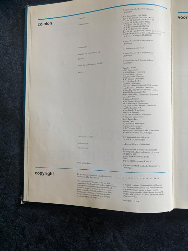 De Grote Geïllustreerde Bosatlas - Wolters-Noordhoff, Gelezen, Bosatlas, Ophalen of Verzenden, 1800 tot 2000