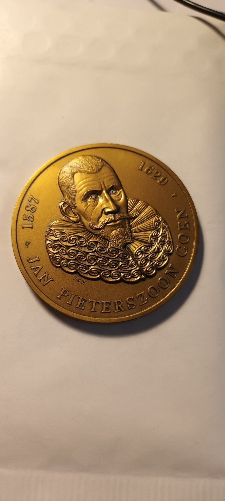 Jan Pieterszoon Coen Herdenkingsmunt VOC, Postzegels en Munten, Penningen en Medailles, Ophalen of Verzenden, Brons