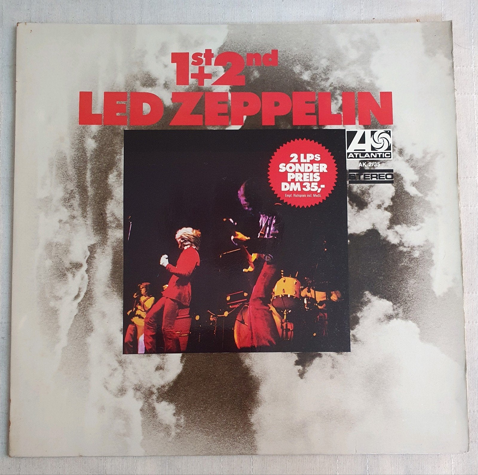 2LP Led Zeppelin - 1st + 2nd - AK 2/35 - 1971, Verzenden, Hard Rock, Zo goed als nieuw, 12 inch