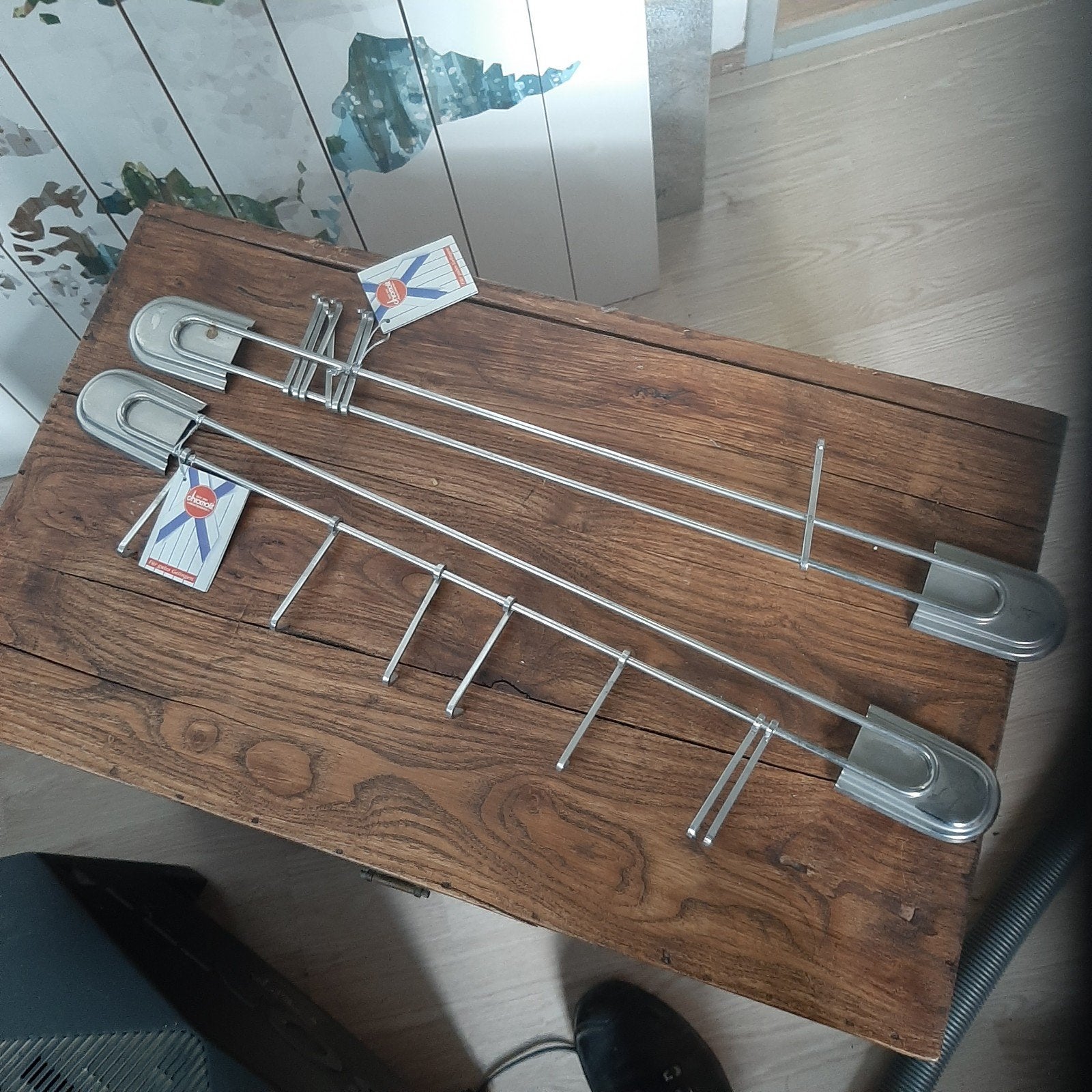 2 keuken of douche ophang beugels nieuw, Ophalen, Nieuw, Wandkapstok, Minder dan 100 cm