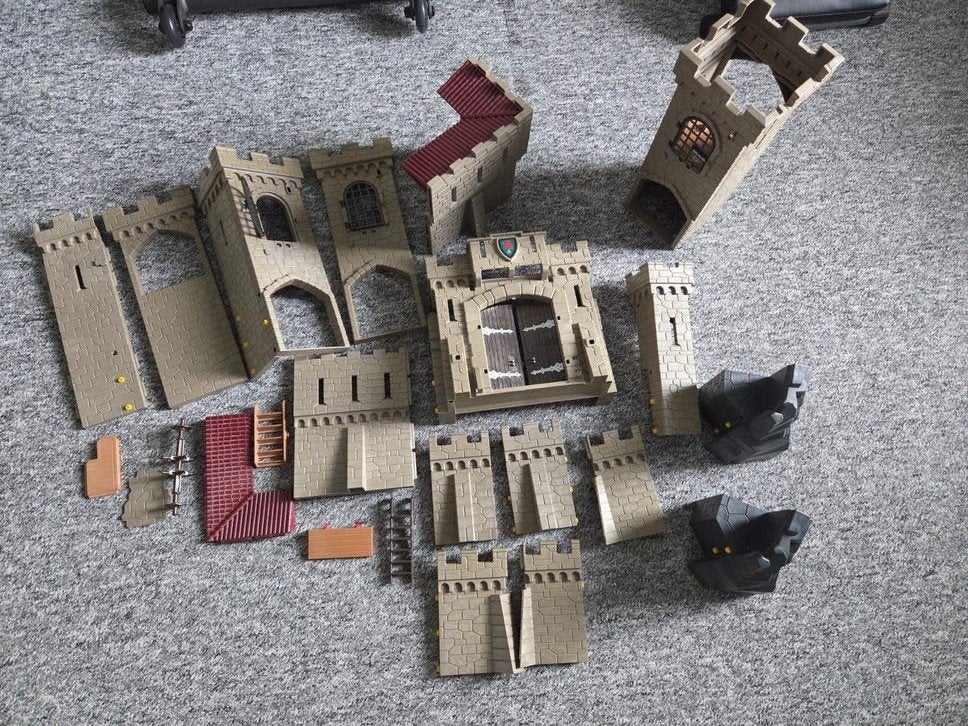 Playmobil Kasteel Onderdelen - Diverse Bouwstukken, Gebruikt, Losse onderdelen, Ophalen of Verzenden, Kasteel/Fort