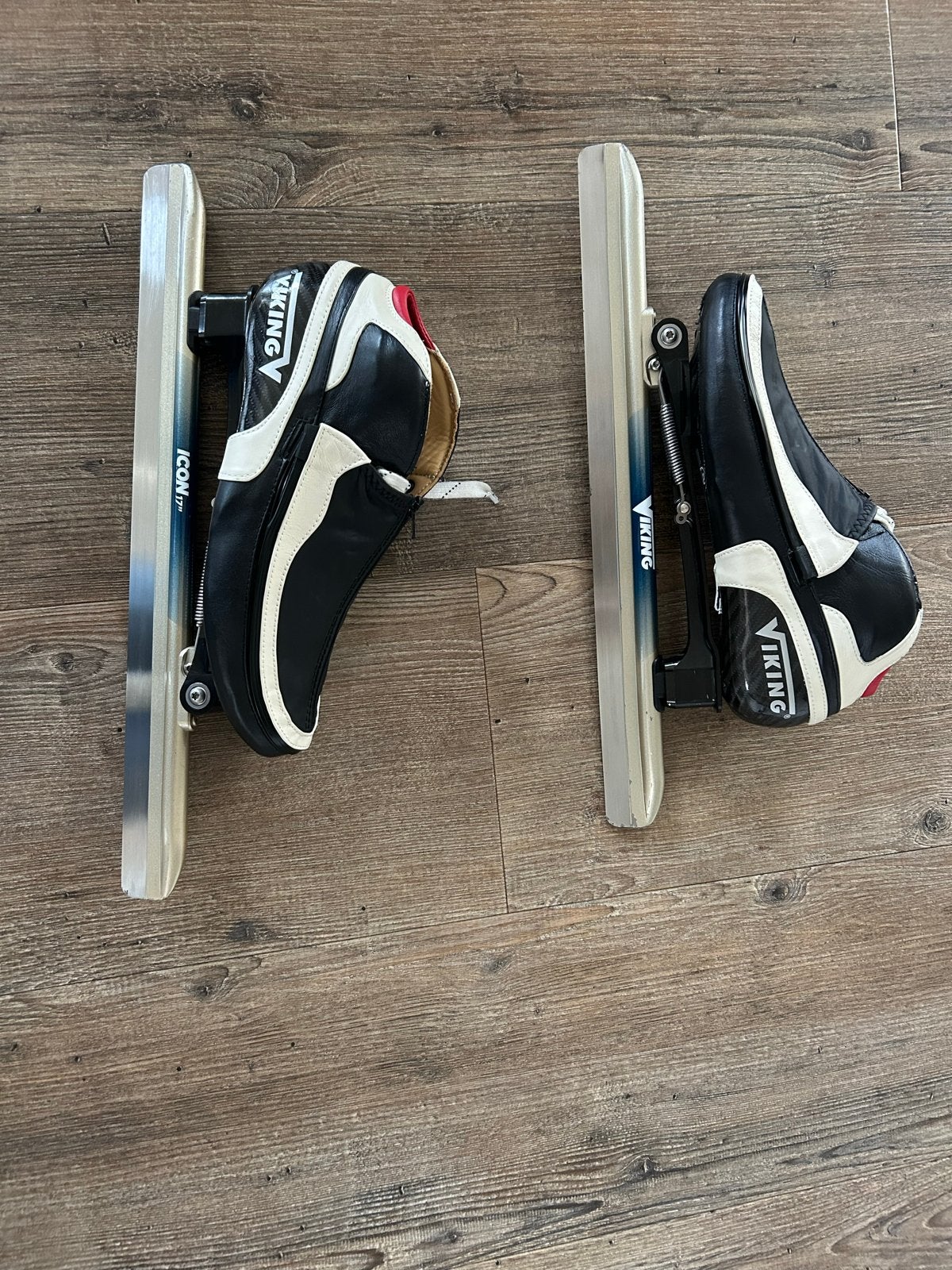 Viking Gold Icon klapschaatsen 17 inch onderstel, Sport en Fitness, Schaatsen, Ophalen, Gebruikt, Noren, Viking