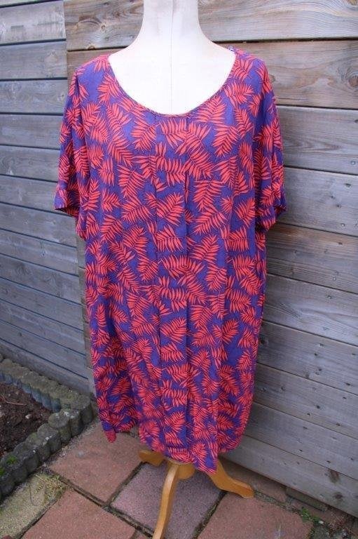Jurk donkerblauw/ rood Mart Visser mt XXL Vaste prijs, Mart Visser, Maat 46/48 (XL) of groter, Ophalen of Verzenden, Zo goed als nieuw